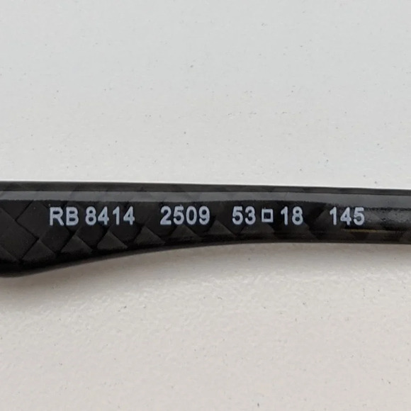 🕶️Ray-Ban RB8414 2509 Eyeglasses 53/18 145 /KAL126🕶️ - Picture 5 of 8
